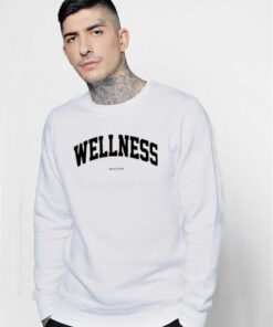 Wellness Sporty And Rich Jersey Logo Sweatshirt