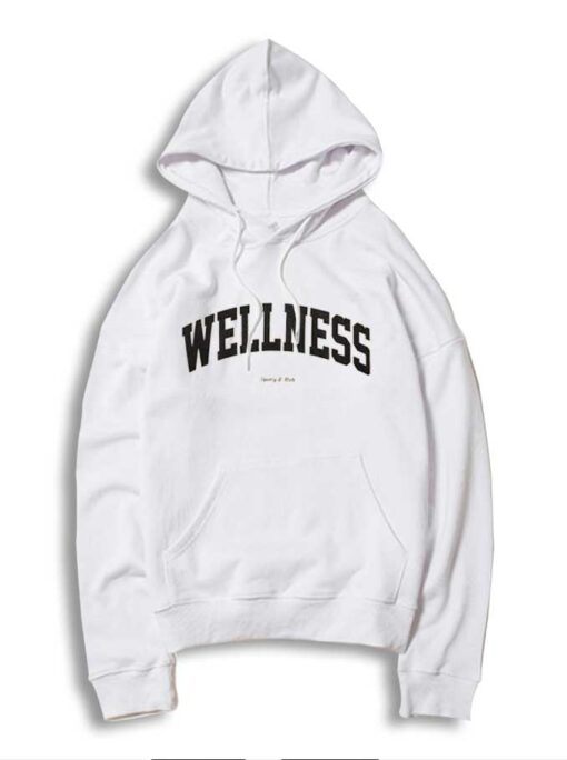 Wellness Sporty And Rich Jersey Logo Hoodie