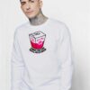 Brain Eater Zombie Food Corp 100% Frech Brain Sweatshirt