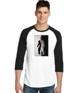 Eminem Black And White Rap God Raglan Tee