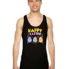 Happy Easter Day Colorful Egg Hunting Logo Tank Top