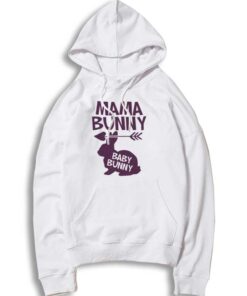 Mama Bunny Baby Bunny Easter Pregnant Hoodie