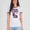 Mama Bunny Baby Bunny Easter Pregnant Ringer Tee