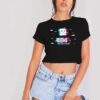 Marshmello Mask 404 Page Not Found Crop Top Shirt
