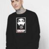 Obey Snoop Dogg Face Art Logo Sweatshirt