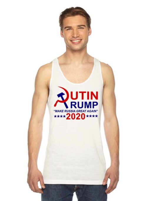 Putin Trump 2020 Make Russia Great Again Tank Top