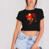 Queens Of The Stone Age Sunset Devil Girl Crop Top Shirt