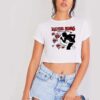 Rolling Stones American Tour 1972 Stone Tongue Crop Top Shirt