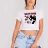 Rolling Stones American Tour 1972 Stone Tongue Crop Top Shirt