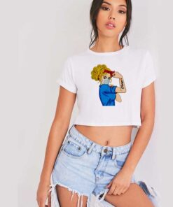 Rosie The Riveter The Strong Nurse Crop Top Shirt