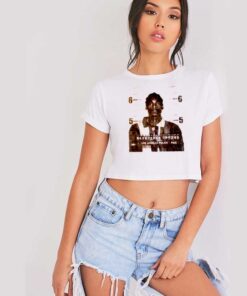 Snoop Dogg Mugshot Los Angeles Police Crop Top Shirt
