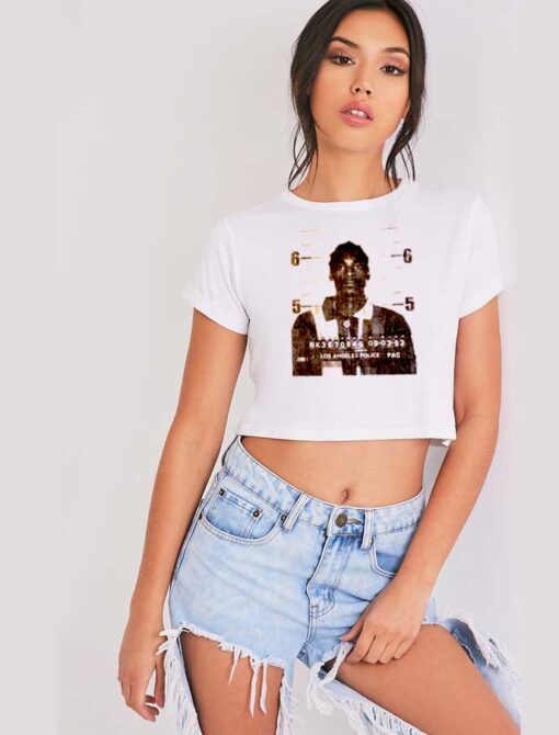 Snoop Dogg Mugshot Los Angeles Police Crop Top Shirt