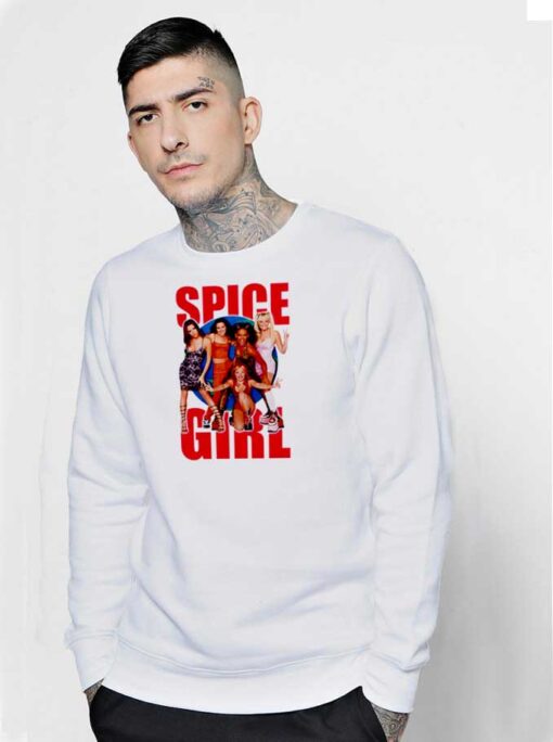 Spice Girl Retro Girl Band Group Sweatshirt