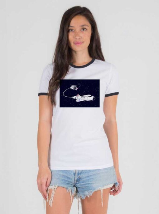 SpaceX Launch NASA Space Shuttle Ringer Tee