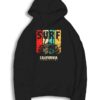 Surf California Summertime Flower Logo Hoodie