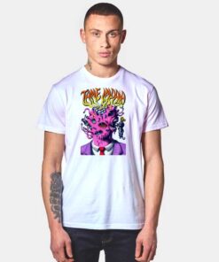 Tame Impala Creepy Pink Alien Head T Shirt