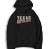 Texas Rainbow Stripes Logo Vintage Hoodie