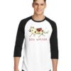 The Walking Dead Dog Walker Zombie Raglan Tee