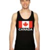 Vintage Canada Flag Maple Leaf Logo Tank Top