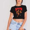 Vintage Snoop Dogg Death Row Record Crop Top Shirt