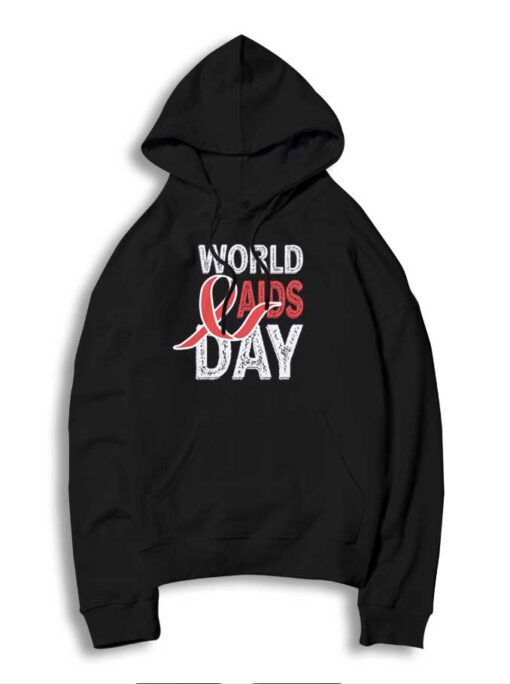 World Aids & HIV Day Retro Logo Hoodie