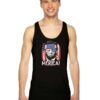 Abraham Lincoln The America Flag Tank Top