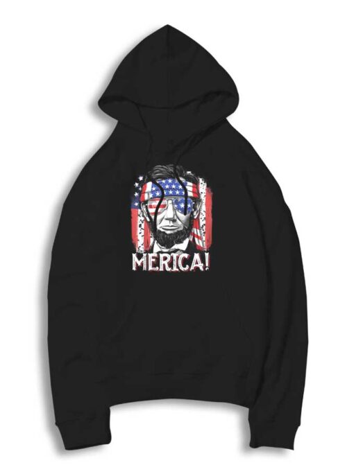 Abraham Lincoln The America Flag Hoodie