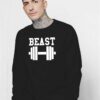 Beast Gym Dumbell Cute Couple Sweatshirt