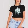 Marilyn Monroe Angel Wings Tattoo Crop Top Shirt