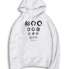 Monster Pokemon Unown Circles Logo Hoodie