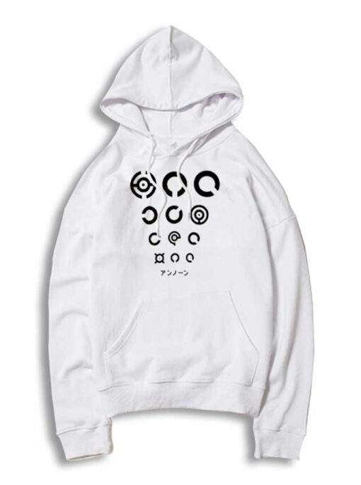 Monster Pokemon Unown Circles Logo Hoodie