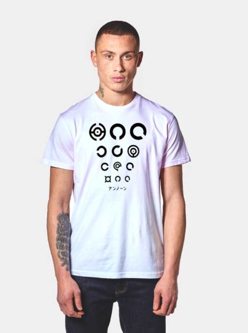 Monster Pokemon Unown Circles Logo T Shirt
