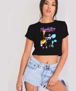 Purple Rain Princeland The Revolution Crop Top Shirt