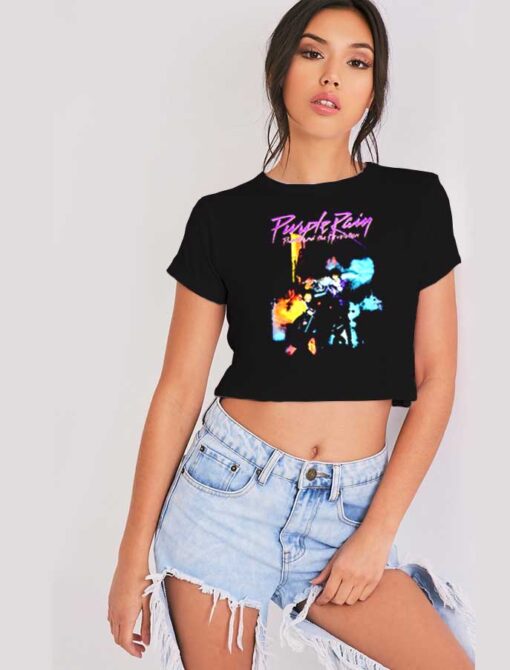 Purple Rain Princeland The Revolution Crop Top Shirt