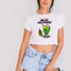 Red Hot Chili Peppers Nirvana Pearl Jam Crop Top Shirt