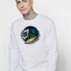 The Temple Of Surf Skeleton Surfing Sweatshirt