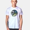 The Temple Of Surf Skeleton Surfing T Shirt
