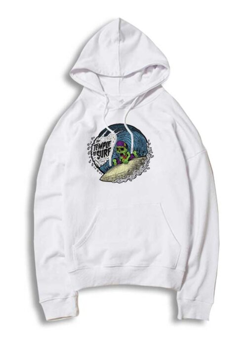 The Temple Of Surf Skeleton Surfing Hoodie