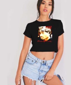 Vintage Tupac Shakur Above The Rim Crop Top Shirt