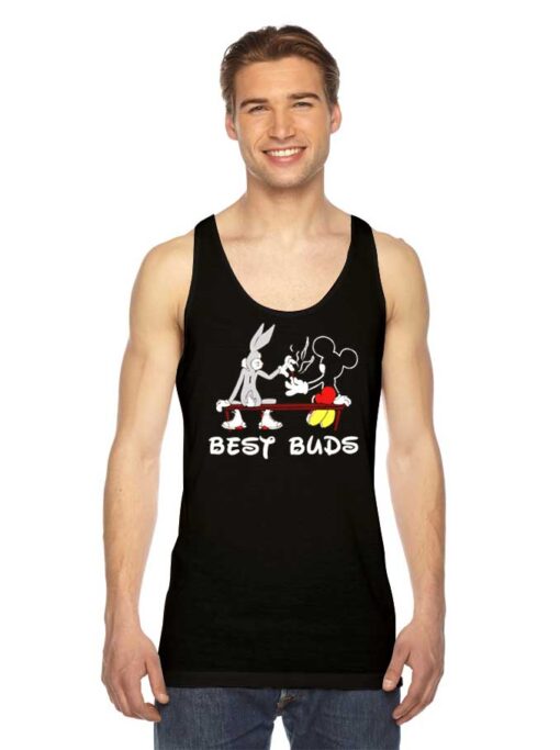 Best Buds Mickey Mouse Bugs Bunny Tank Top