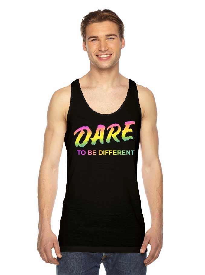 DARE To Be Different Rainbow Tank Top