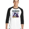 Def Leppard Hysteria Band Logo Raglan Tee