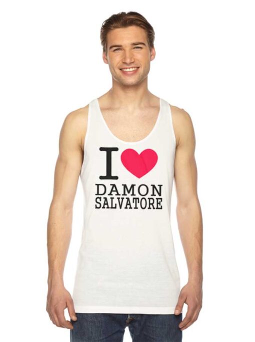 I Love Damon Salvatore Quote Tank Top