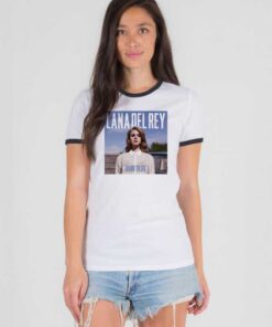 Lana Del Rey Born To Die Cover Ringer Tee