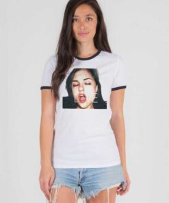 Love Sasha Grey Photo Ringer Tee