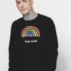 Love Wins Rainbow Pride Sweatshirt