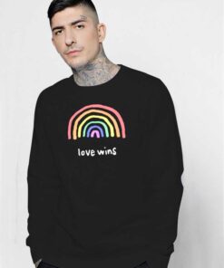 Love Wins Rainbow Pride Sweatshirt