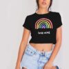 Love Wins Rainbow Pride Crop Top Shirt