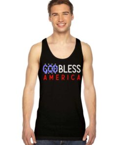 Patriotic USA God Bless America Tank Top