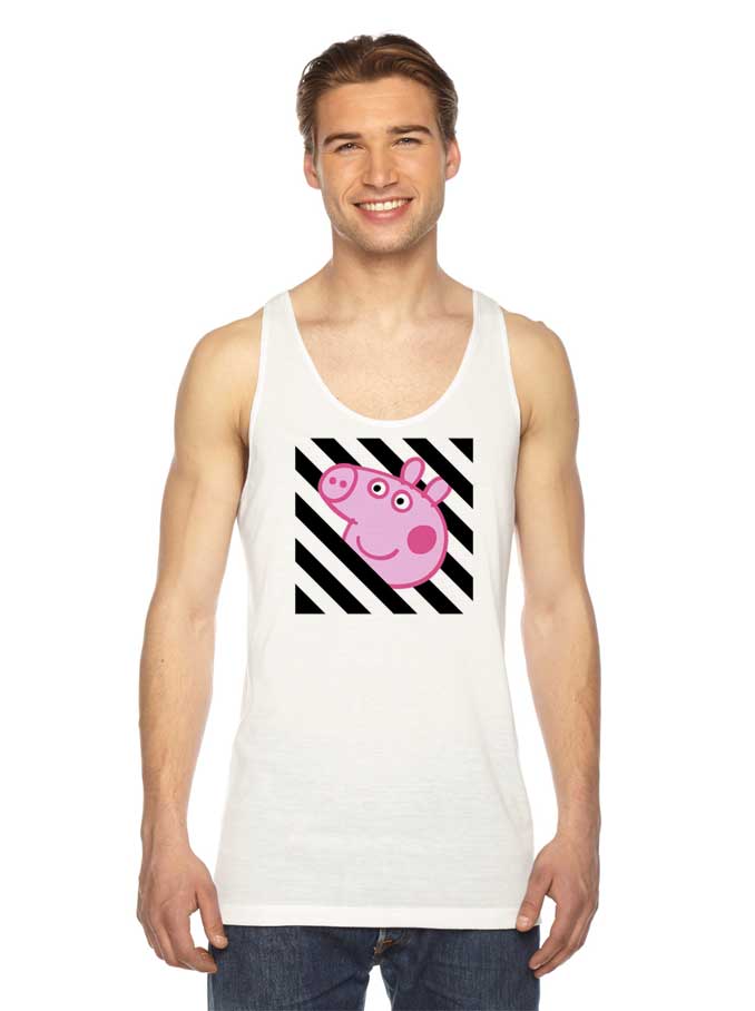Peppa Pig x OFF White Collab Logo Tank Top